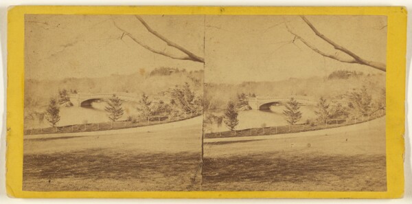 Edward and Henry T. Anthony & Co., Central Park. The Bow Bridge.