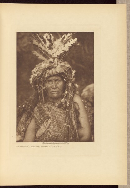 Edward S. Curtis, Costume of a Woman Shaman - Clayoquot