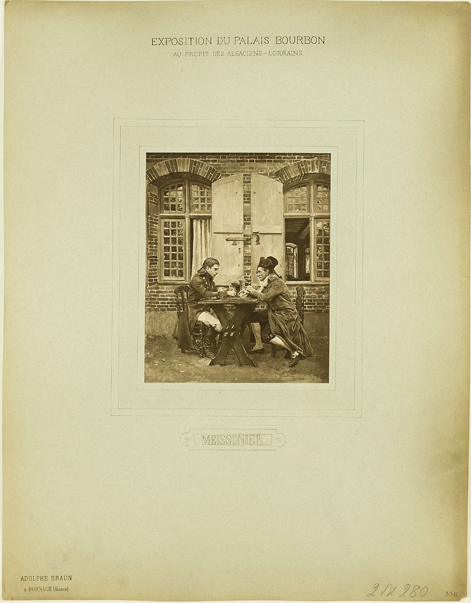 Adolphe Braun, Exposition du Palais Bourbon au Profit des Alsaciens-Lorrains - Meissonier