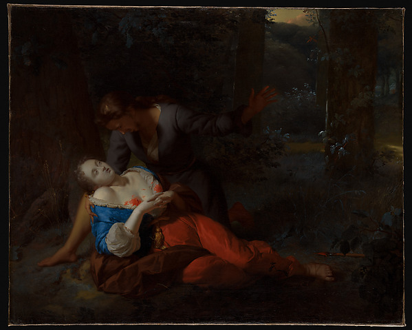 Godfried Schalcken, Cephalus and Procris
