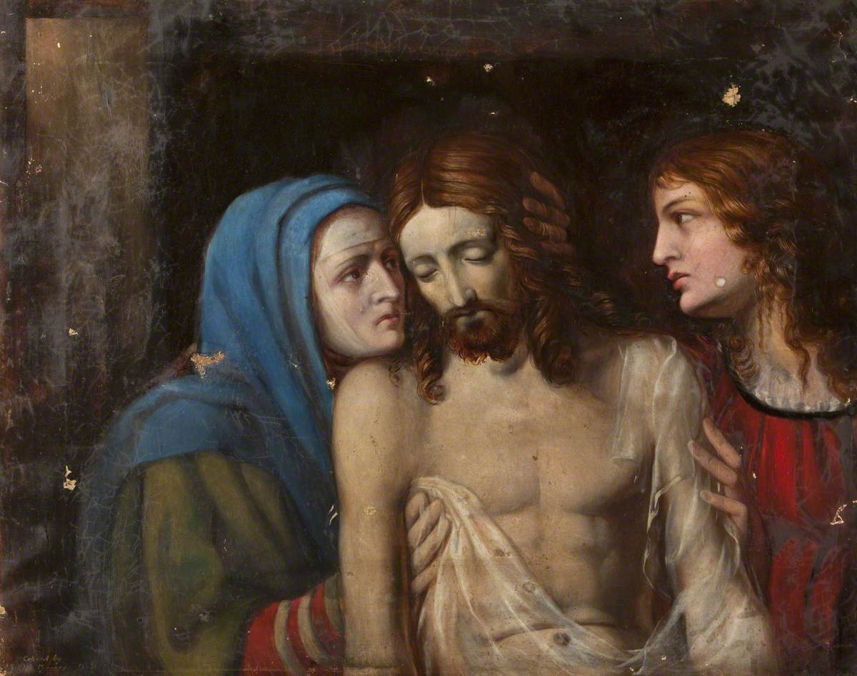 Rebecca Dulcibella Orpen, Christ with the Virgin Mary and Saint John the Evangelist