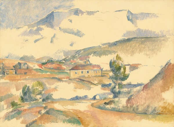 Paul Cezanne, Montagne Sainte-Victoire, from near Gardanne