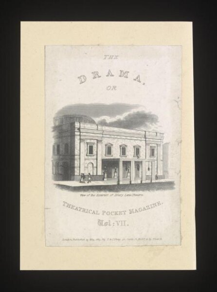 unknown, View of the exterior of Drury Lane Theatre