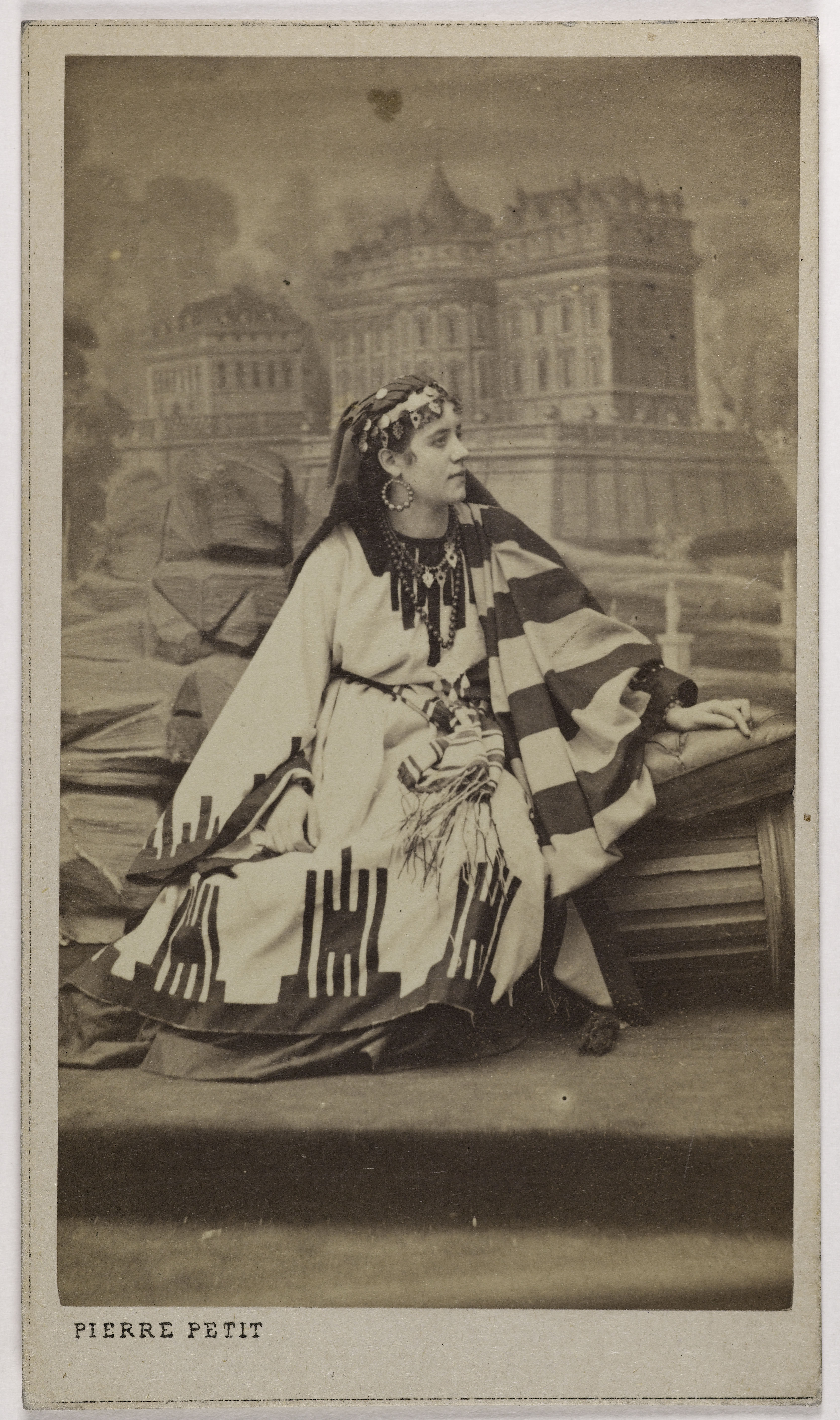 Pierre Petit, Portrait de Rosine Bloch (1844-1891) (chanteuse lyrique)