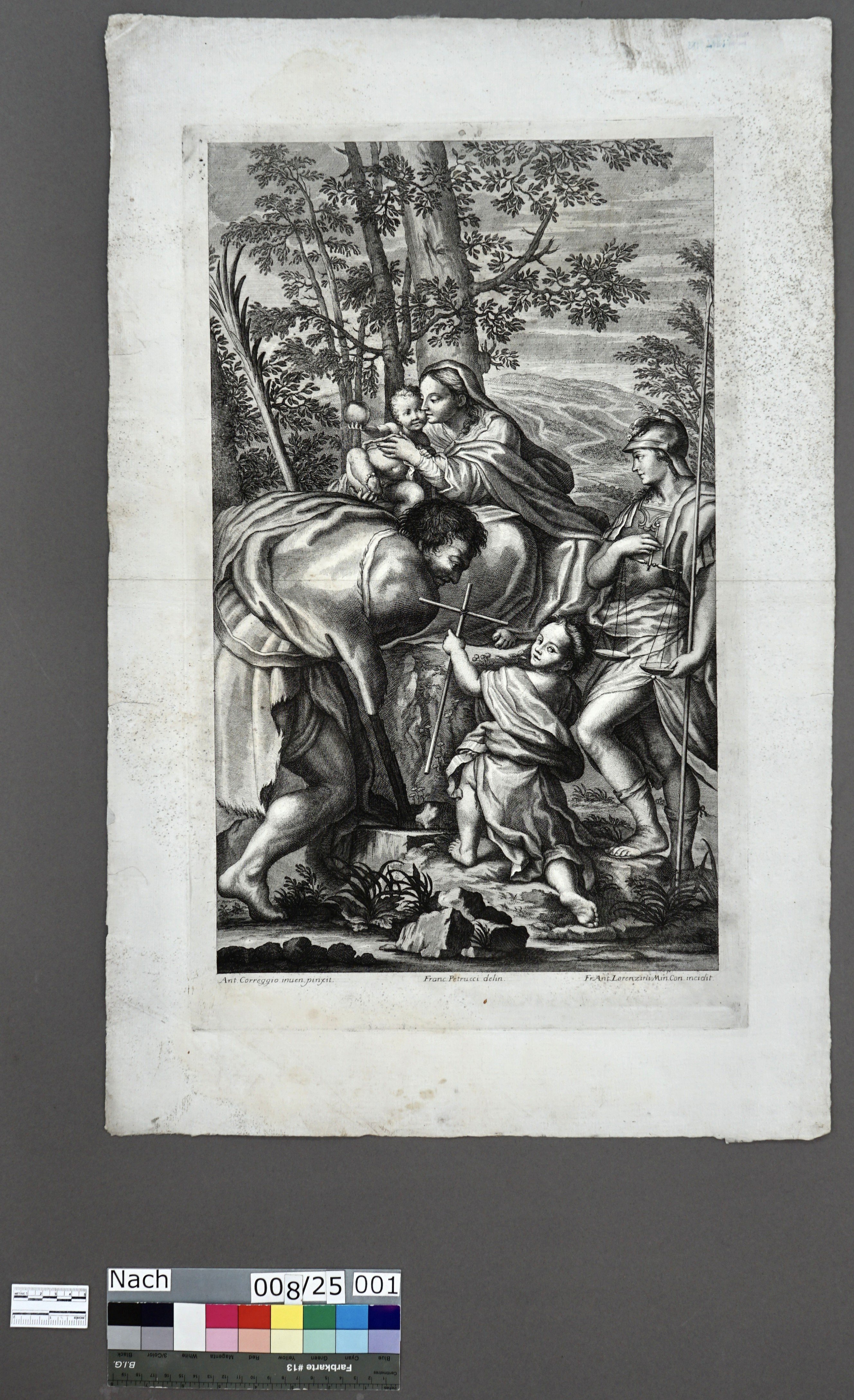 Susanne Grzimek, Madonna mit Kind, dem Heiligen Christophorus, dem kleinen Johannes und dem Erzengel Michael