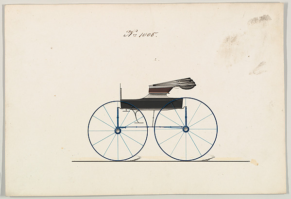 Brewster & Co., Design for Wagon, no. 1008