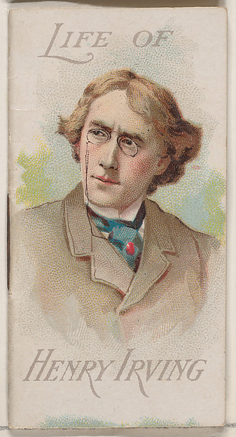 W. Duke, Sons & Co., Life of John Henry Brodribb Irving, from the Histories of Poor Boys and Famous People series of booklets (N79) for Duke brand cigarettes