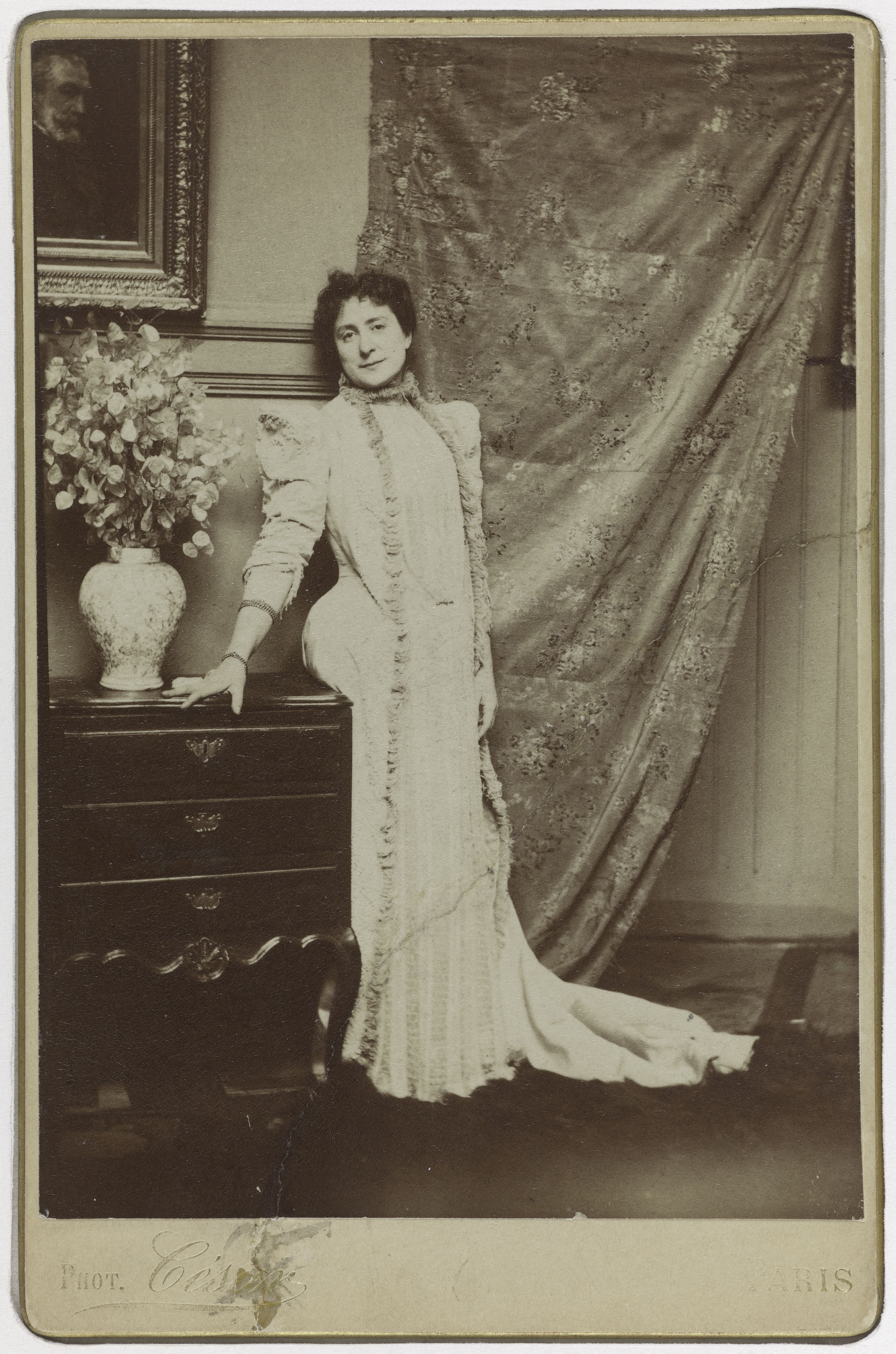 Anonyme, Portrait de Blanche Barretta, (dame Worms), (1855-), (actrice)