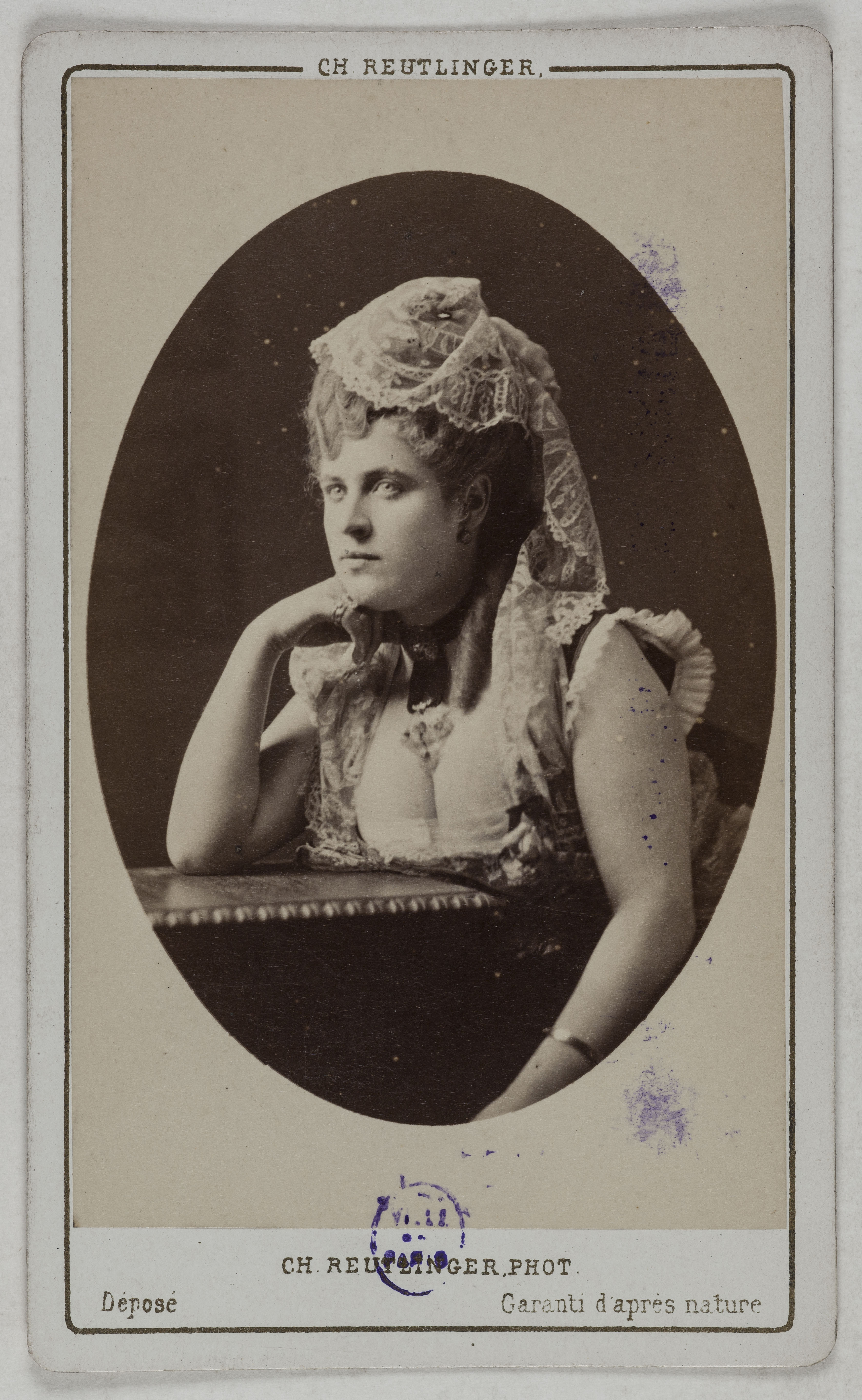 Charles Reutlinger, Portrait de Dessia Camille, (actrice)
