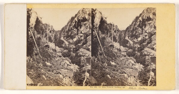 John P. Soule, In the Notch - looking up.
