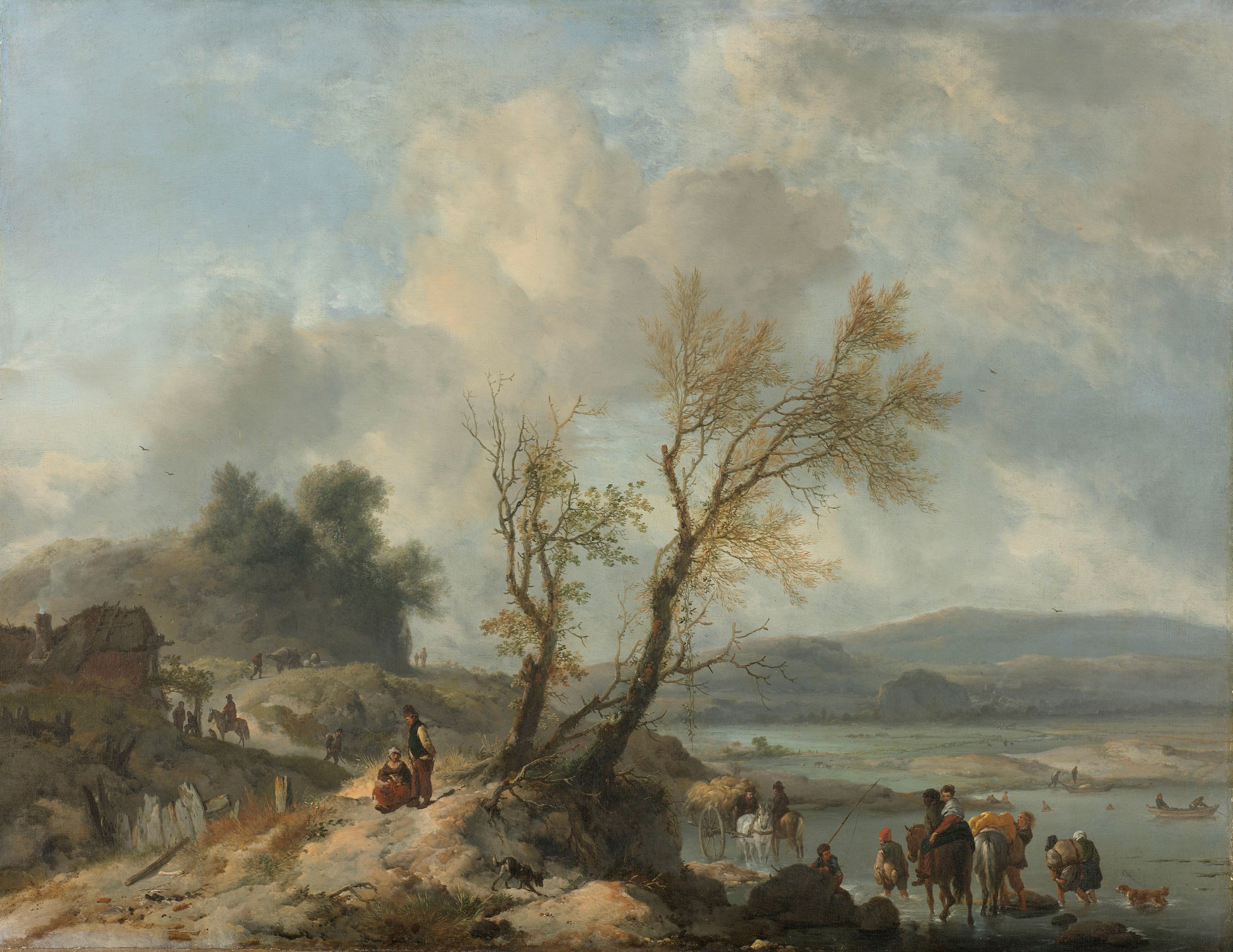 Philips Wouwerman, Landscape with a Sandy Path