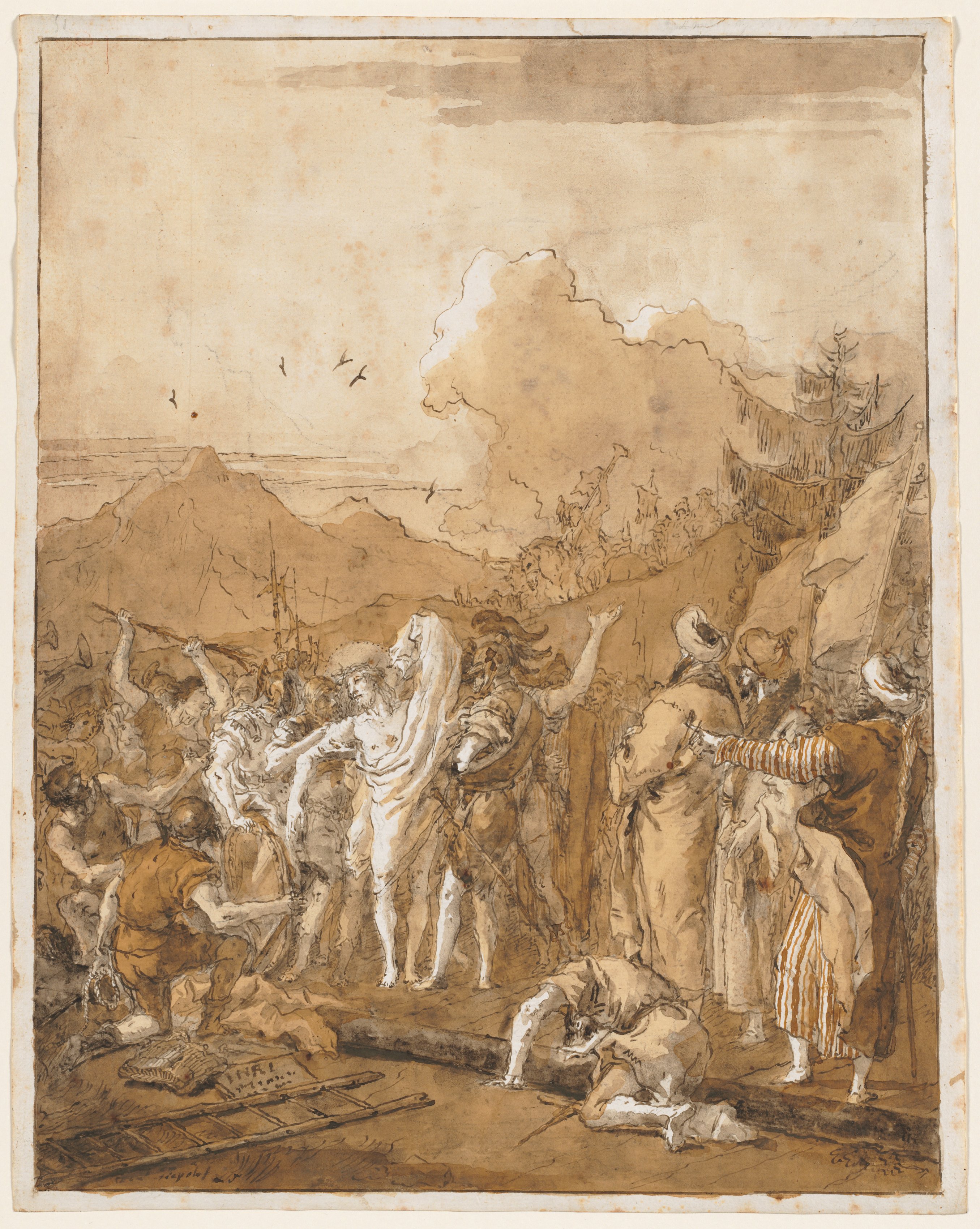 Giovanni Domenico Tiepolo, The Disrobing of Christ
