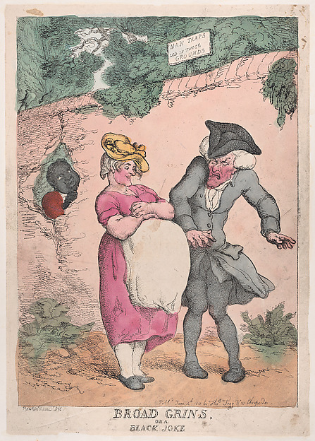 Thomas Rowlandson, Broad Grins, or a Black Joke