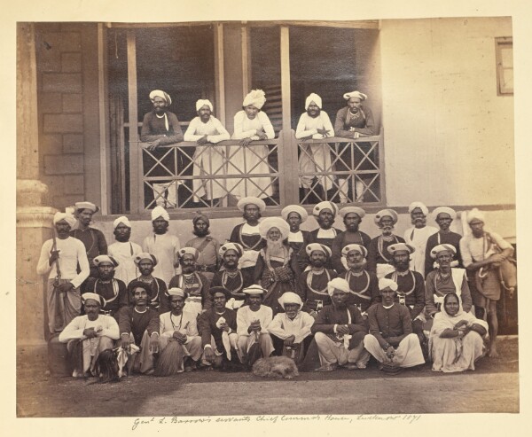 Unknown, Gen. L. Barrow's Servants, Chief [Commissioner's] House, Lucknow