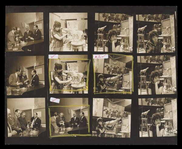 Hardy, Bert, Contact sheet - Chelsea