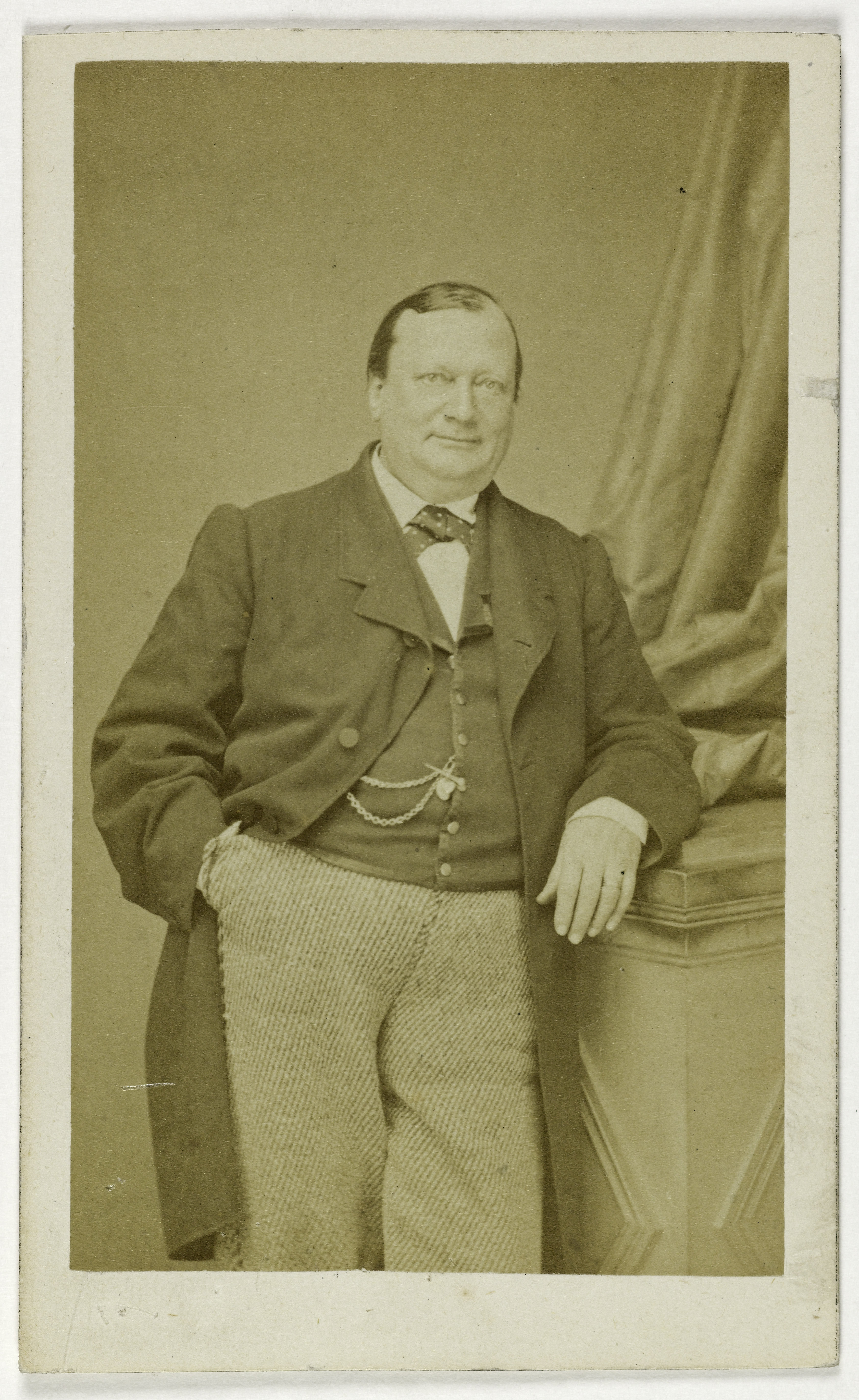 Ulric Grob, Portrait de Geoffroy Jean-Michel, (1813-1883), (acteur)