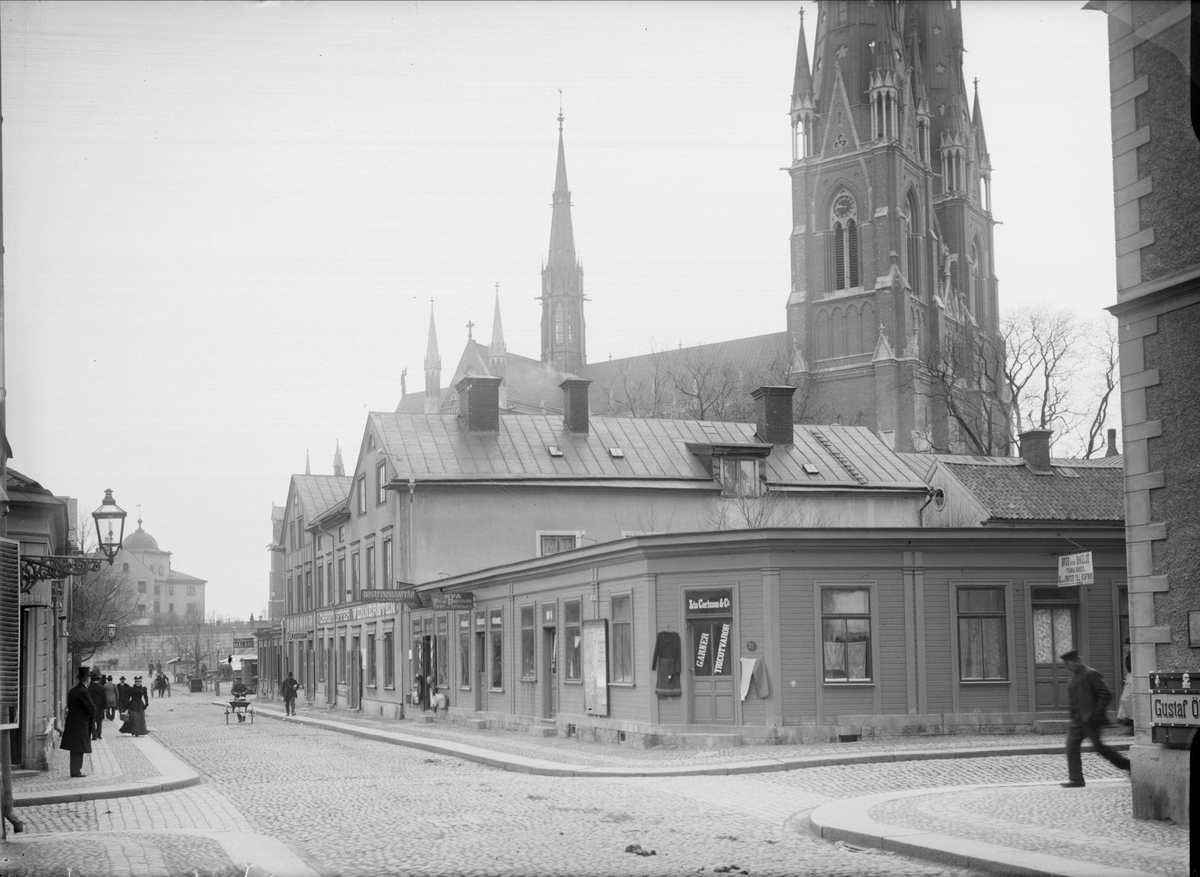 Alfred Dahlgren, Sysslomans Street to the South from St OlofsSy, Fjärdingen, Uppsala 1901 - 1902