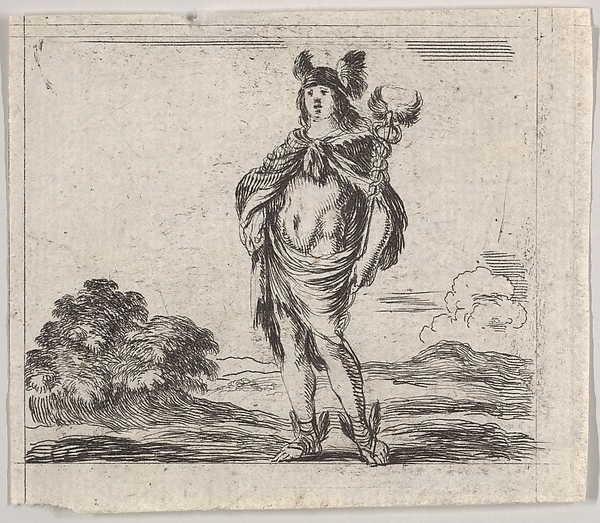 Stefano della Bella, Mercury, from "Game of Mythology" (Jeu de la Mythologie)