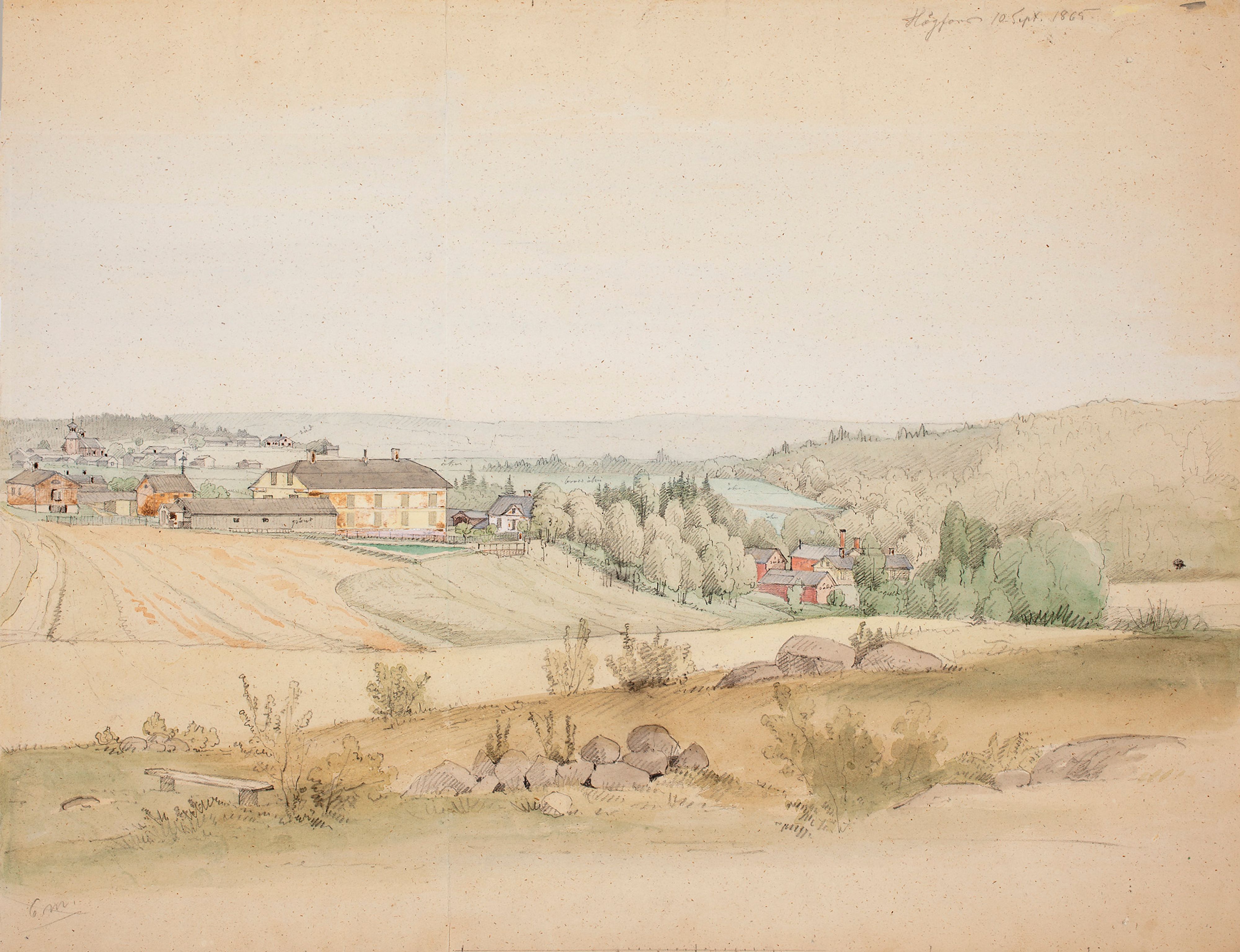Magnus von Wright, Landscape from Högfors