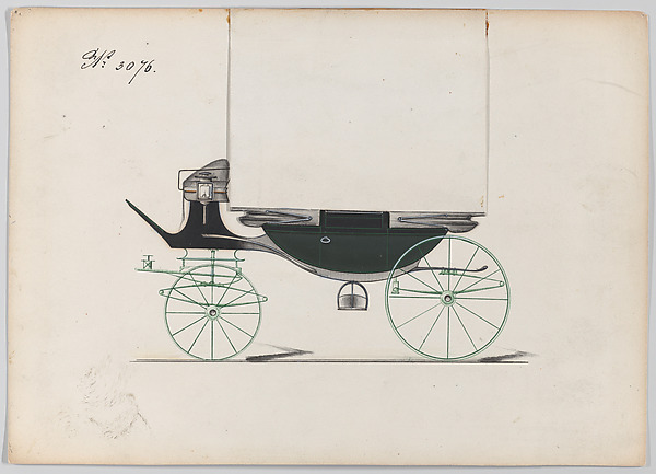 Brewster & Co., Design for Landau, No. 3076