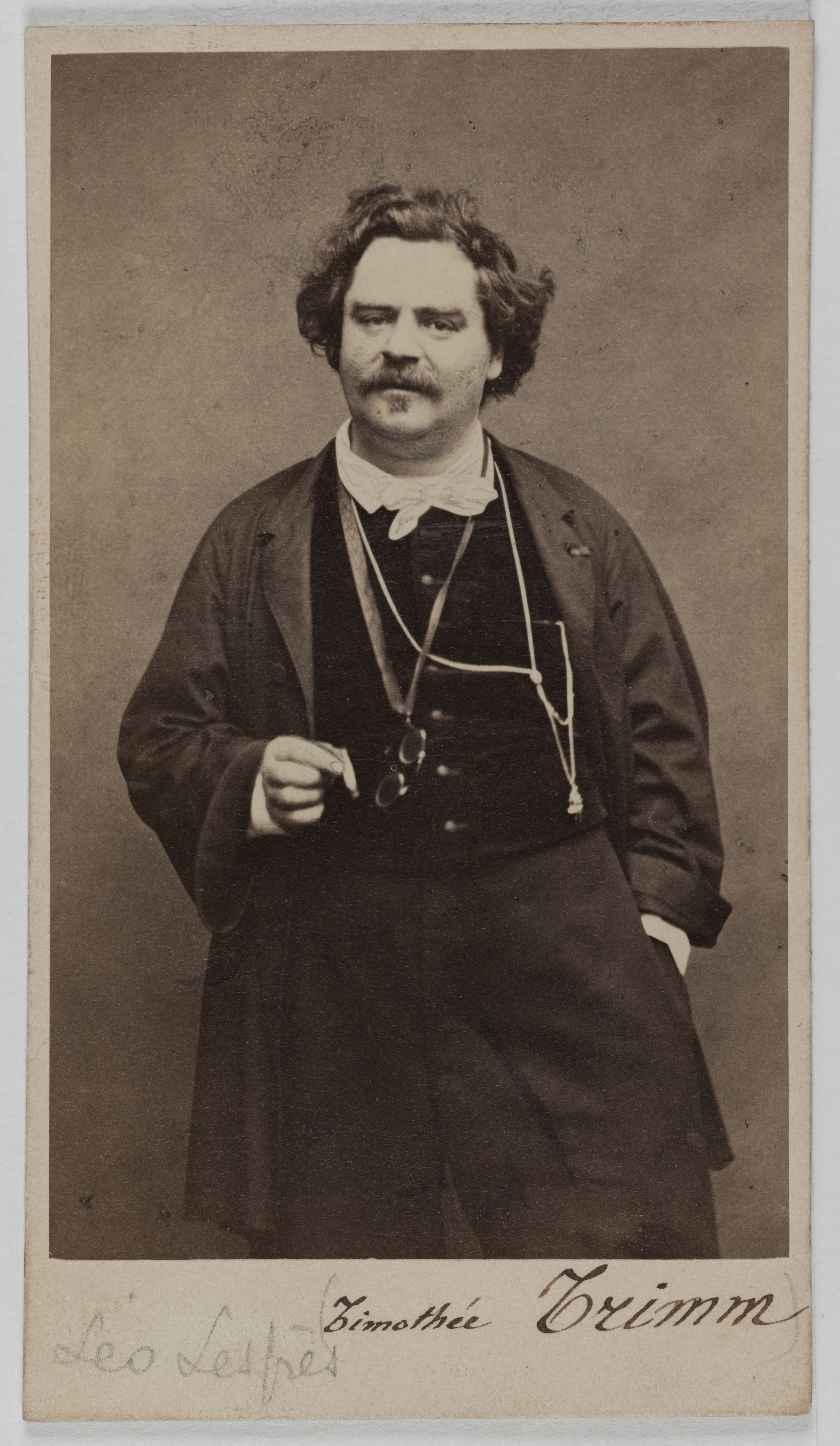 Carjat & Cie, Portrait d'Antoine-Joseph-Napoléon Lespès, (dit Timothée Trimm), (1815-1875), (littérateur, journaliste)