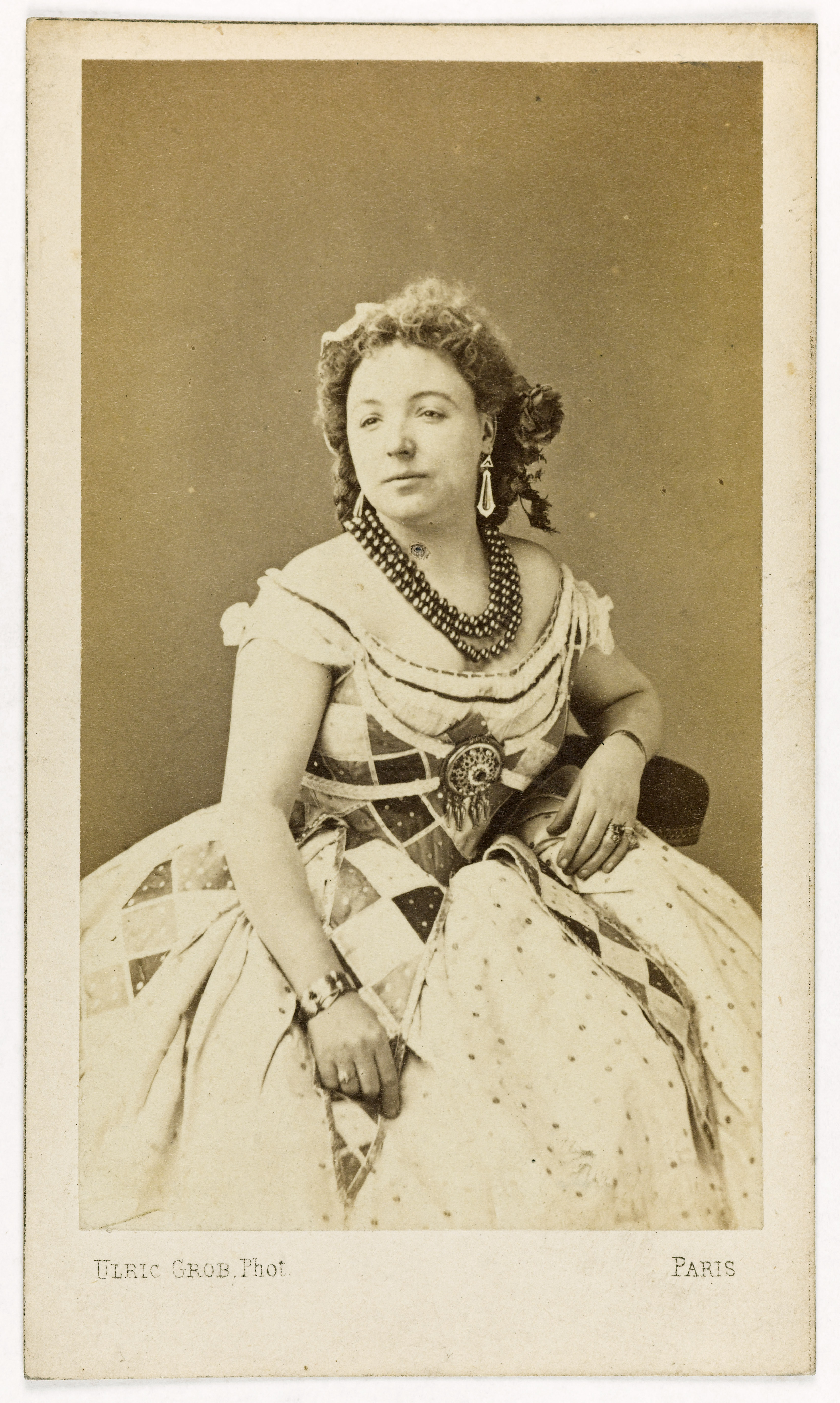 Ulric Grob, Portrait de Mlle Lucile Tostée, actrice