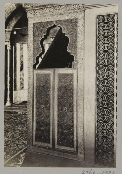K.A.C. Creswell, Portal and door of the minbar of Salah al-Din in al-Aqsa Mosque, Jerusalem