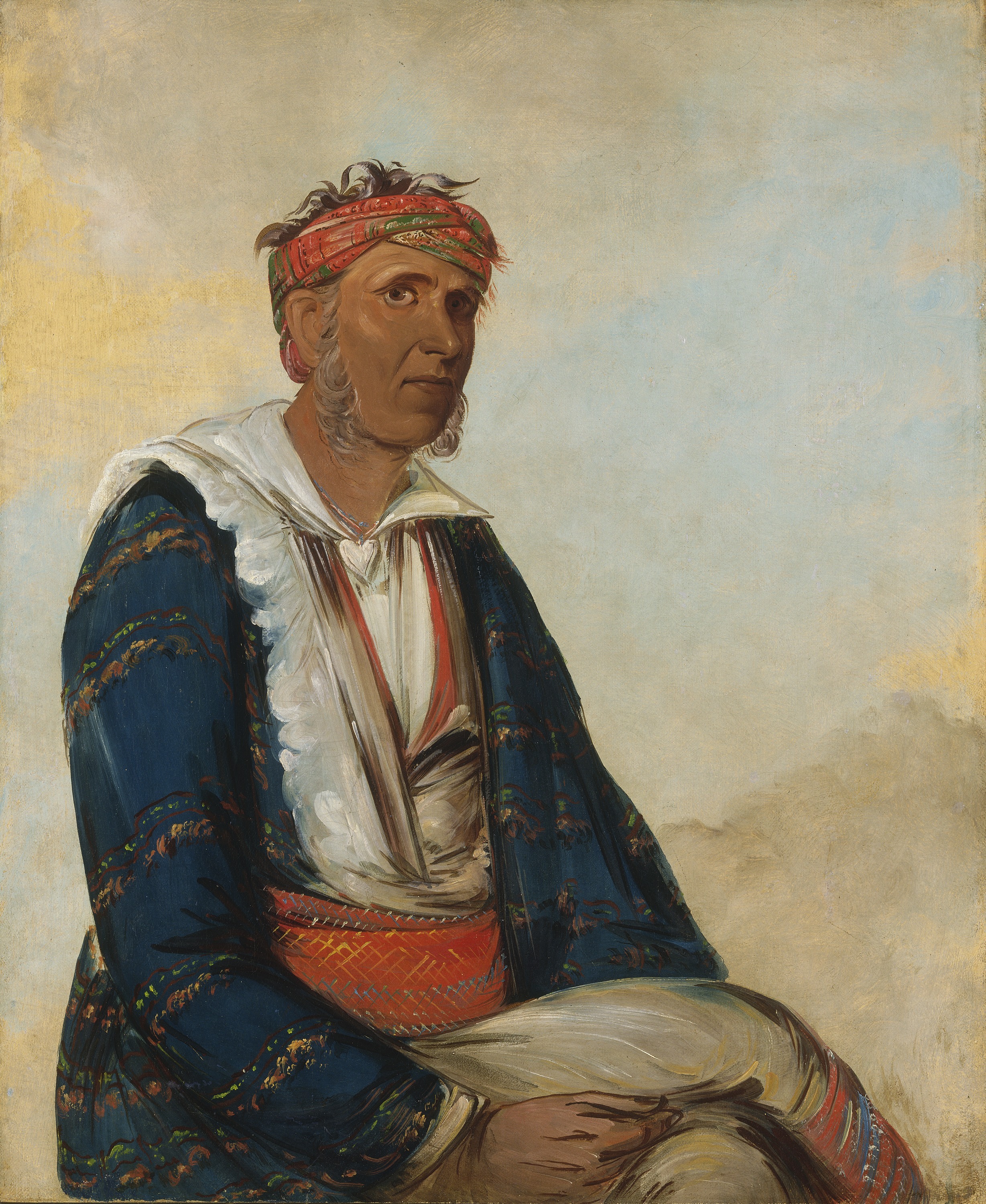 George Catlin, Cól-lee, a Band Chief