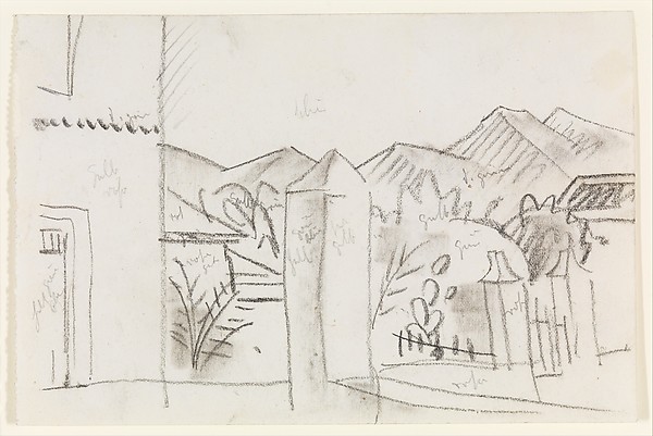 August Macke, Tunisian View