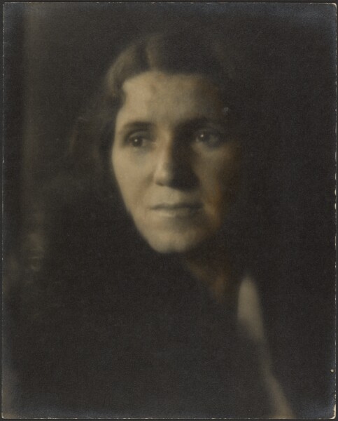 Louis Fleckenstein, [Portrait of a Woman in Shadow]