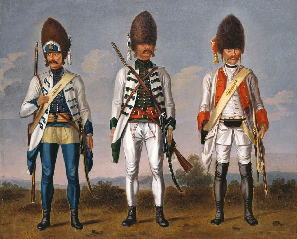 David Morier, Grenadiers, Hungarian Infantry Regiments 'Haller', 'Bethlen' and an Unidentified Infantry Regiment.