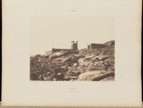 Félix Teynard, Dandoûr. Vue Générale des Ruines