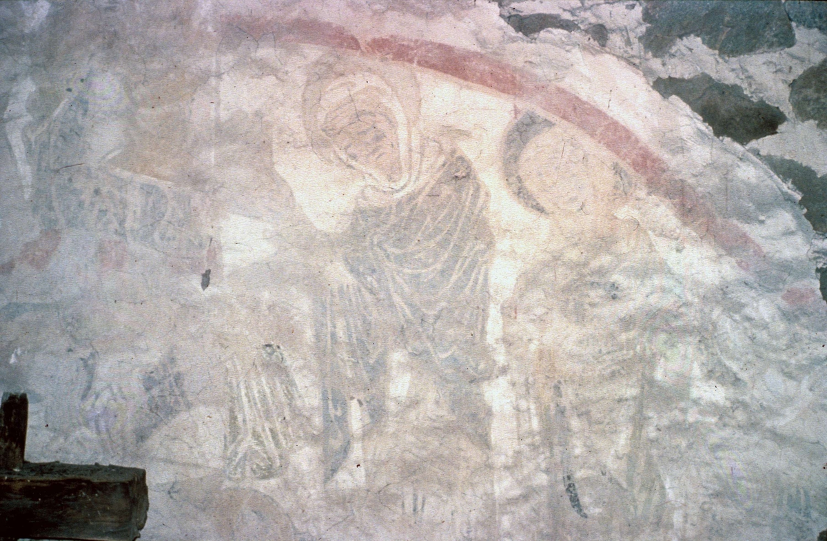 Ola Ehn, Lime painting in Estuna Church, Estuna, Uppland 1957