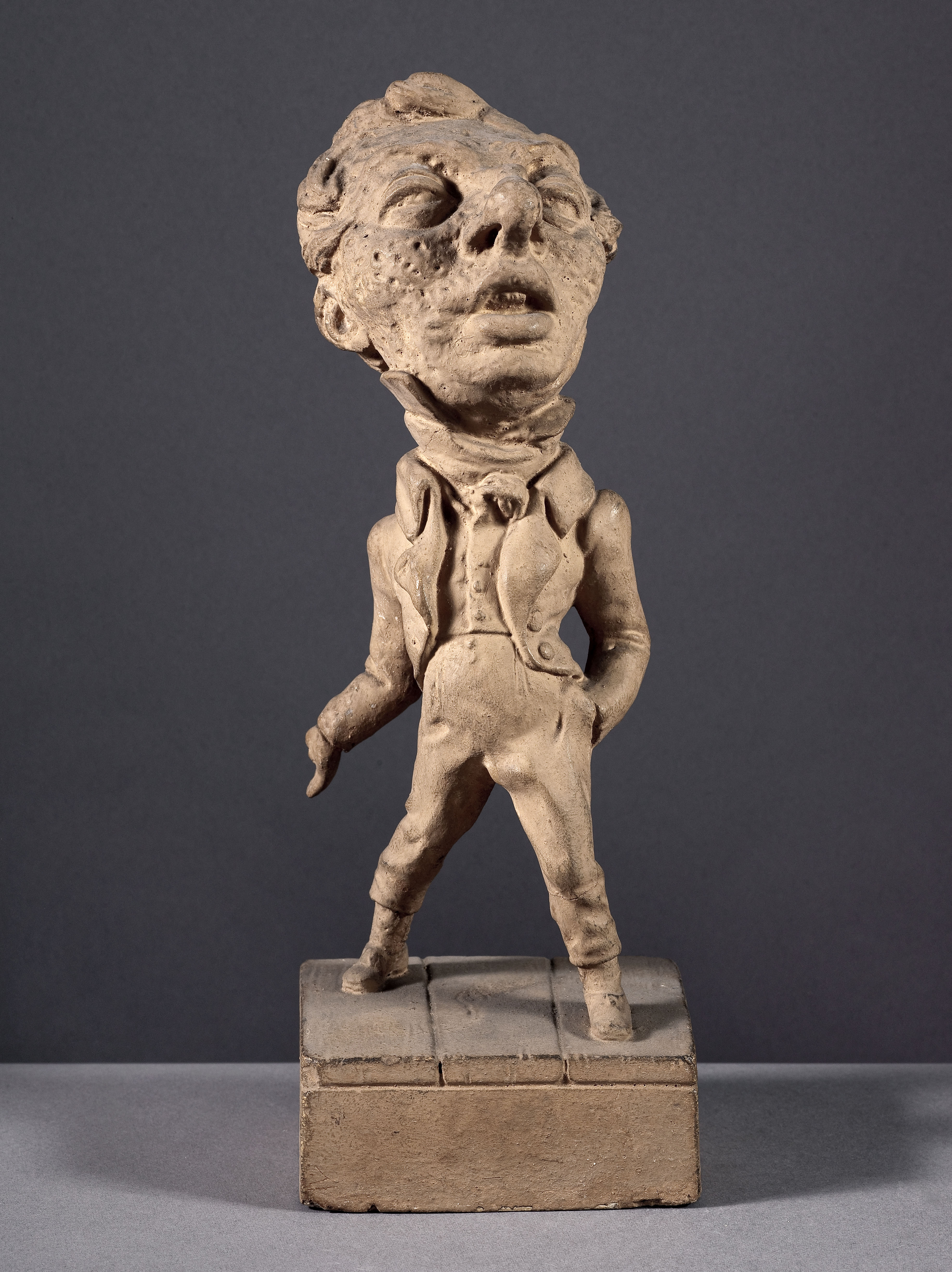 Jean Pierre Dantan, Portrait-charge d'Etienne Arnal (1794-1872), acteur au théâtre des Variétés