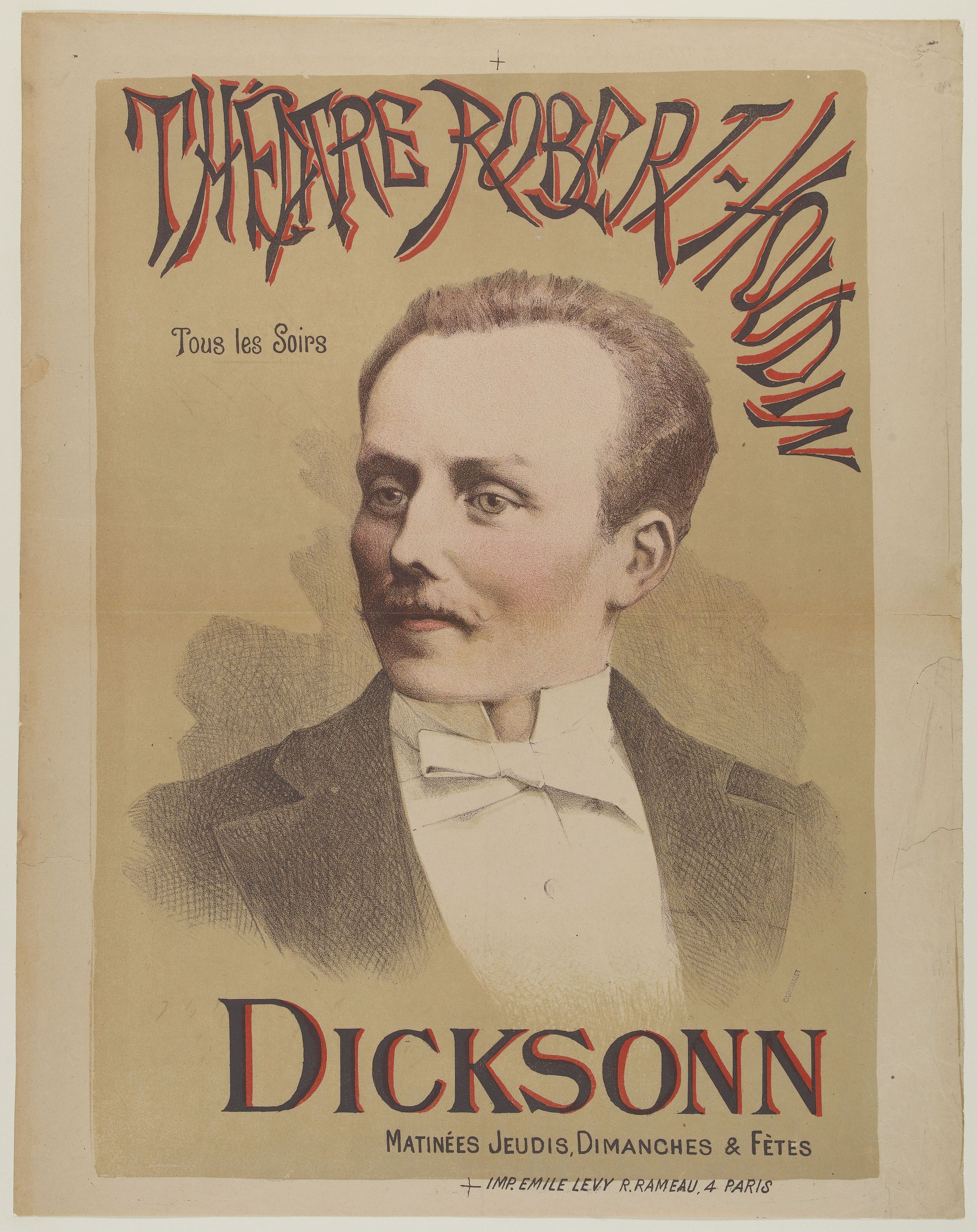 Anonyme, THEATRE ROBERT-HOUDIN/ Tous les Soirs/ DICKSONN/ MATINEES JEUDIS, DIMANCHES & FETES