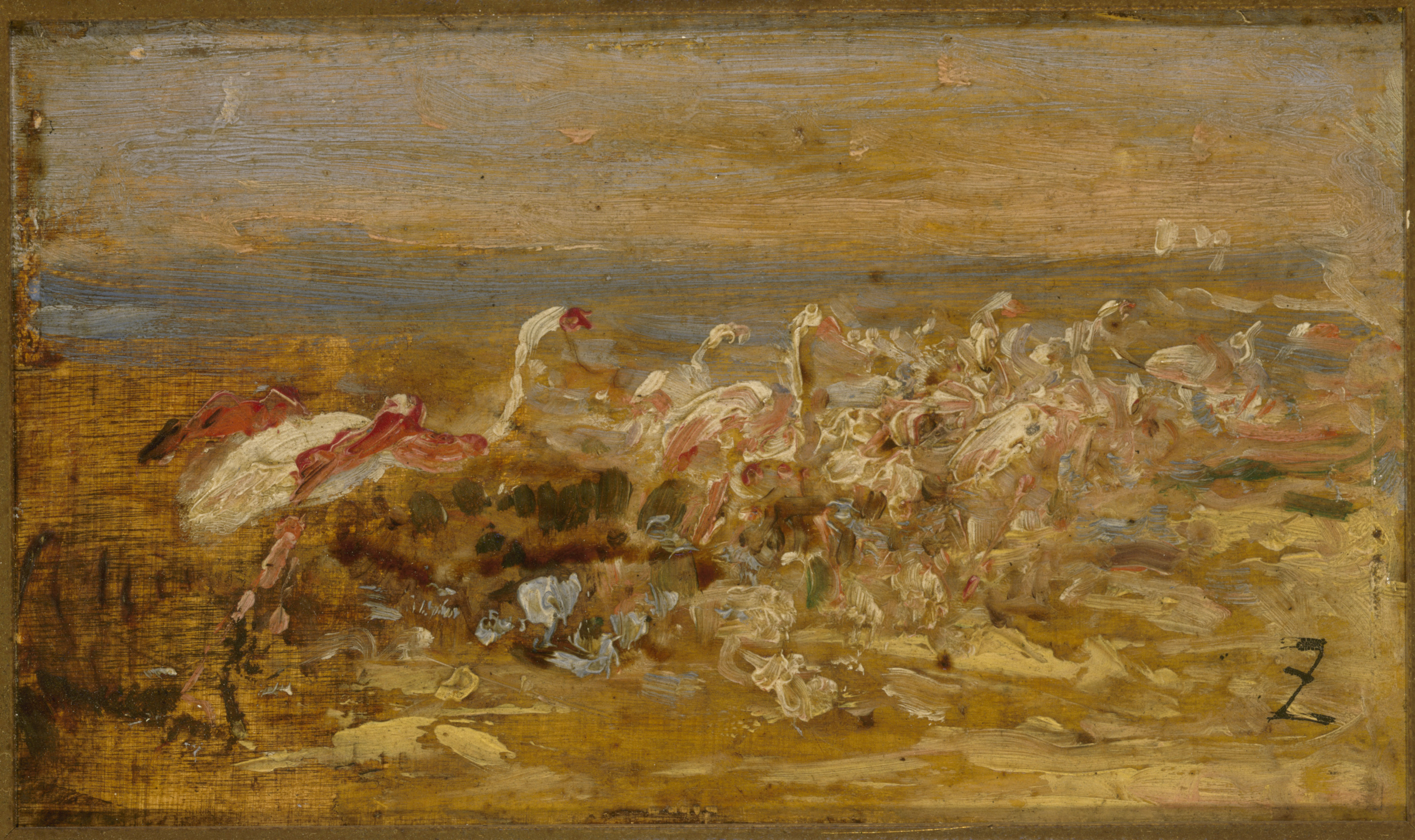 Félix Ziem, Flamants