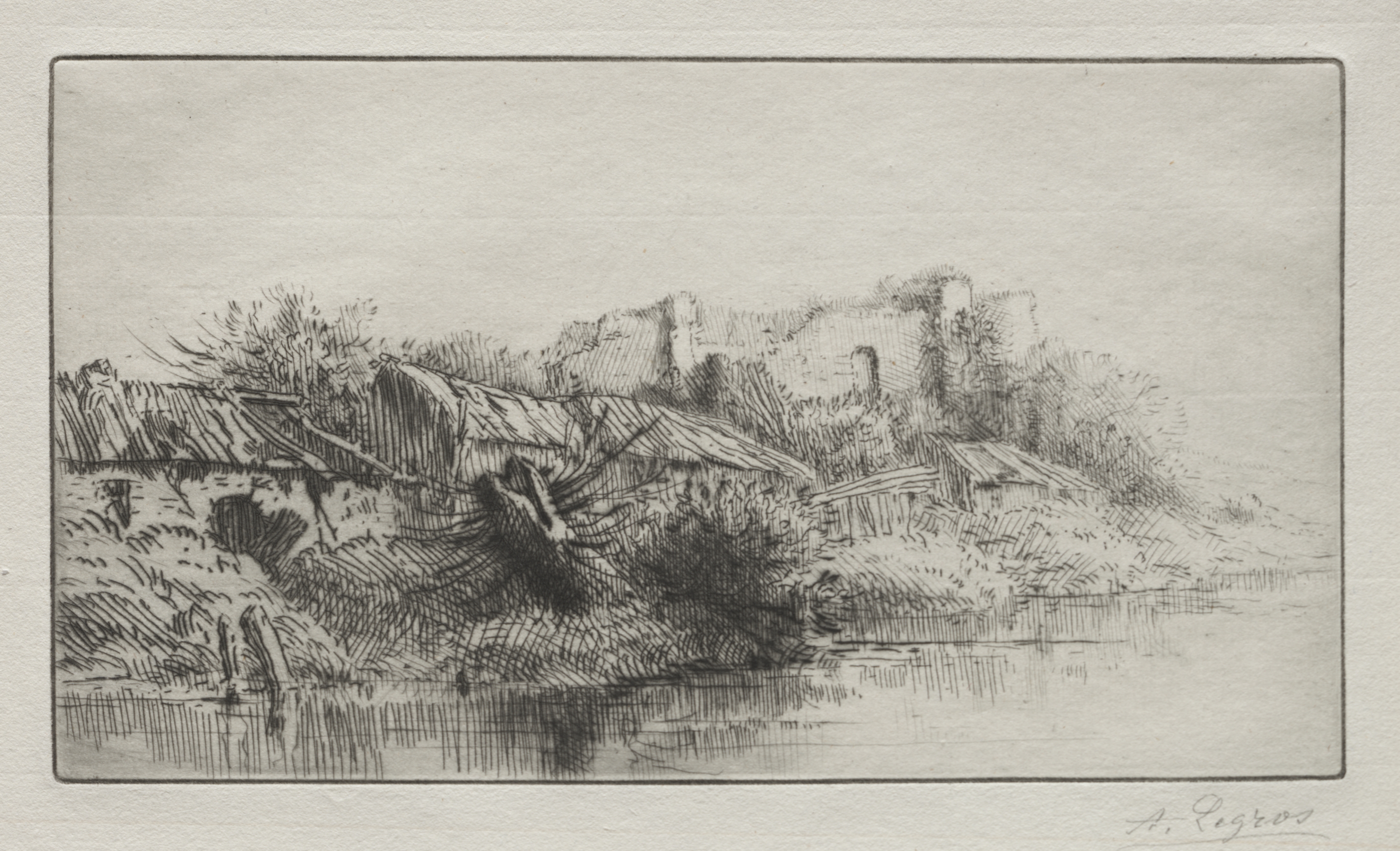 Alphonse Legros, The Abandoned Village