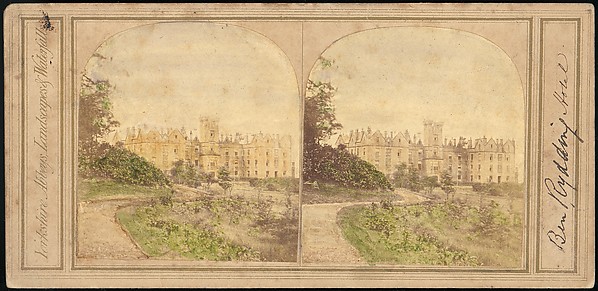 Unknown, [Group of 5 Early Stereograph Views of British Hotels and Inns]