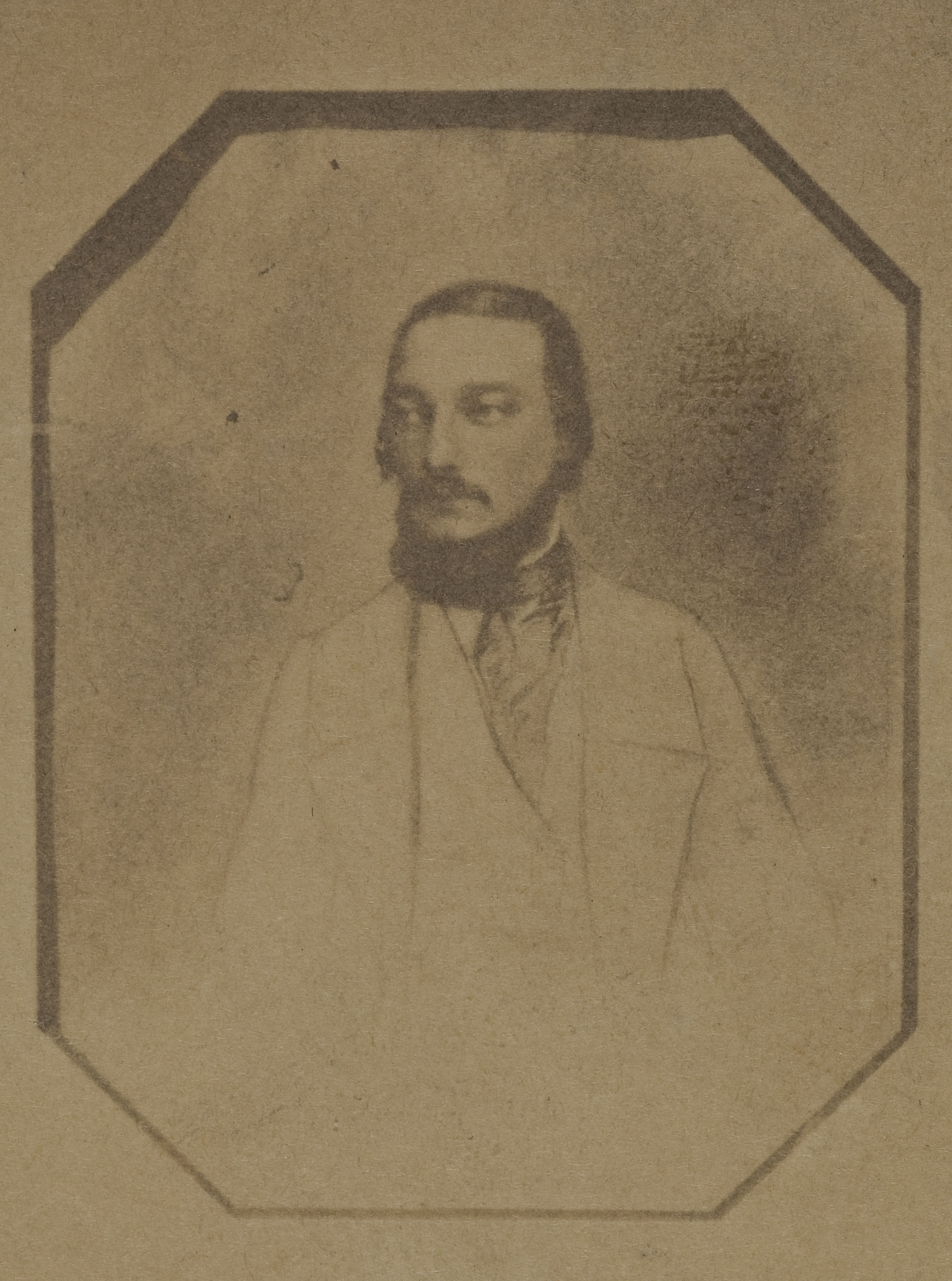 Auguste Vacquerie, Portrait de Charles Vacquerie (d'après le dessin de Dubufe)