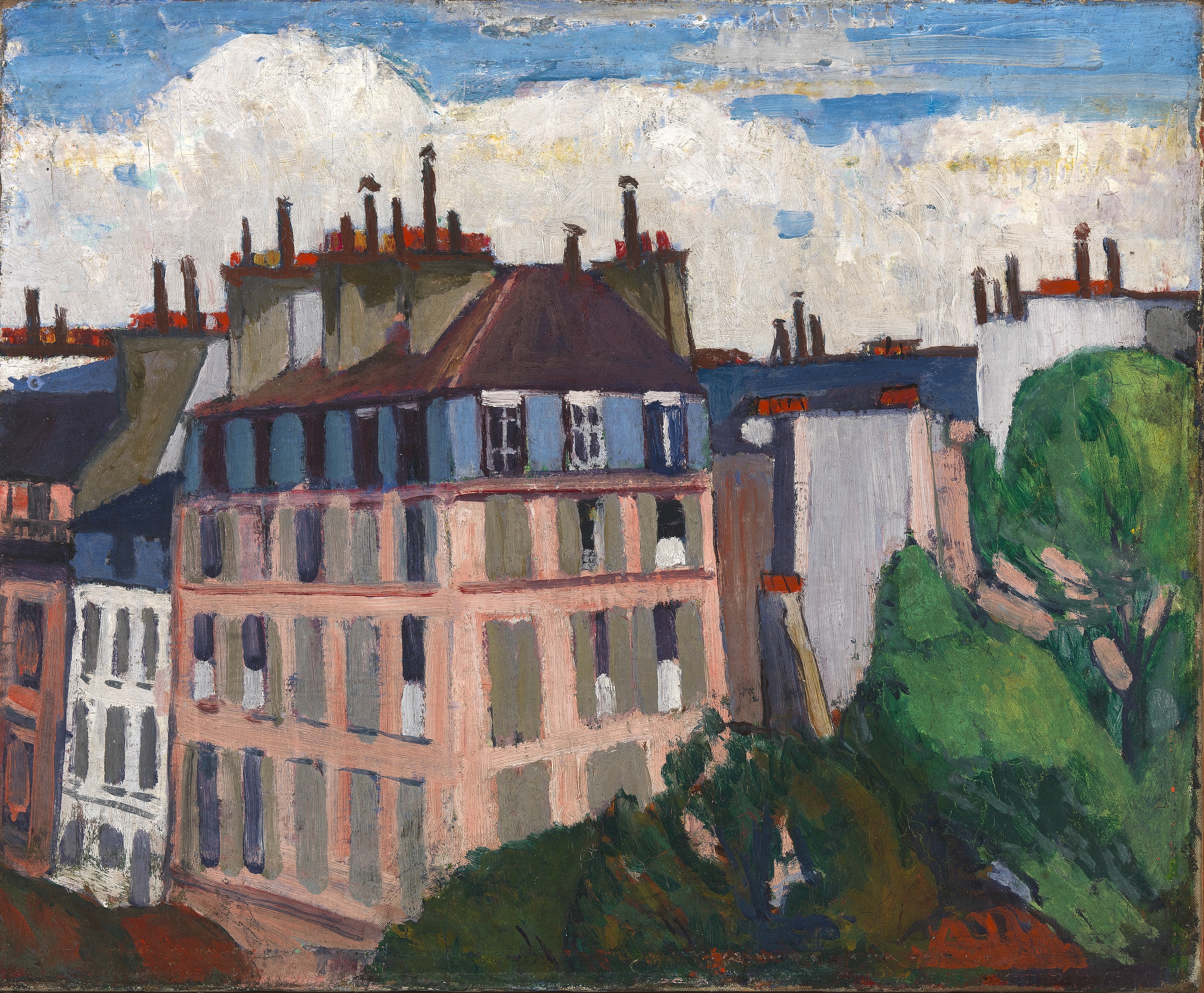 H. Lyman Saÿen, Rooftops, Paris