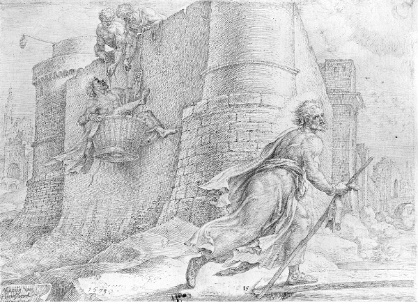 Maarten van Heemskerck, Paulus flygter fra Damaskus