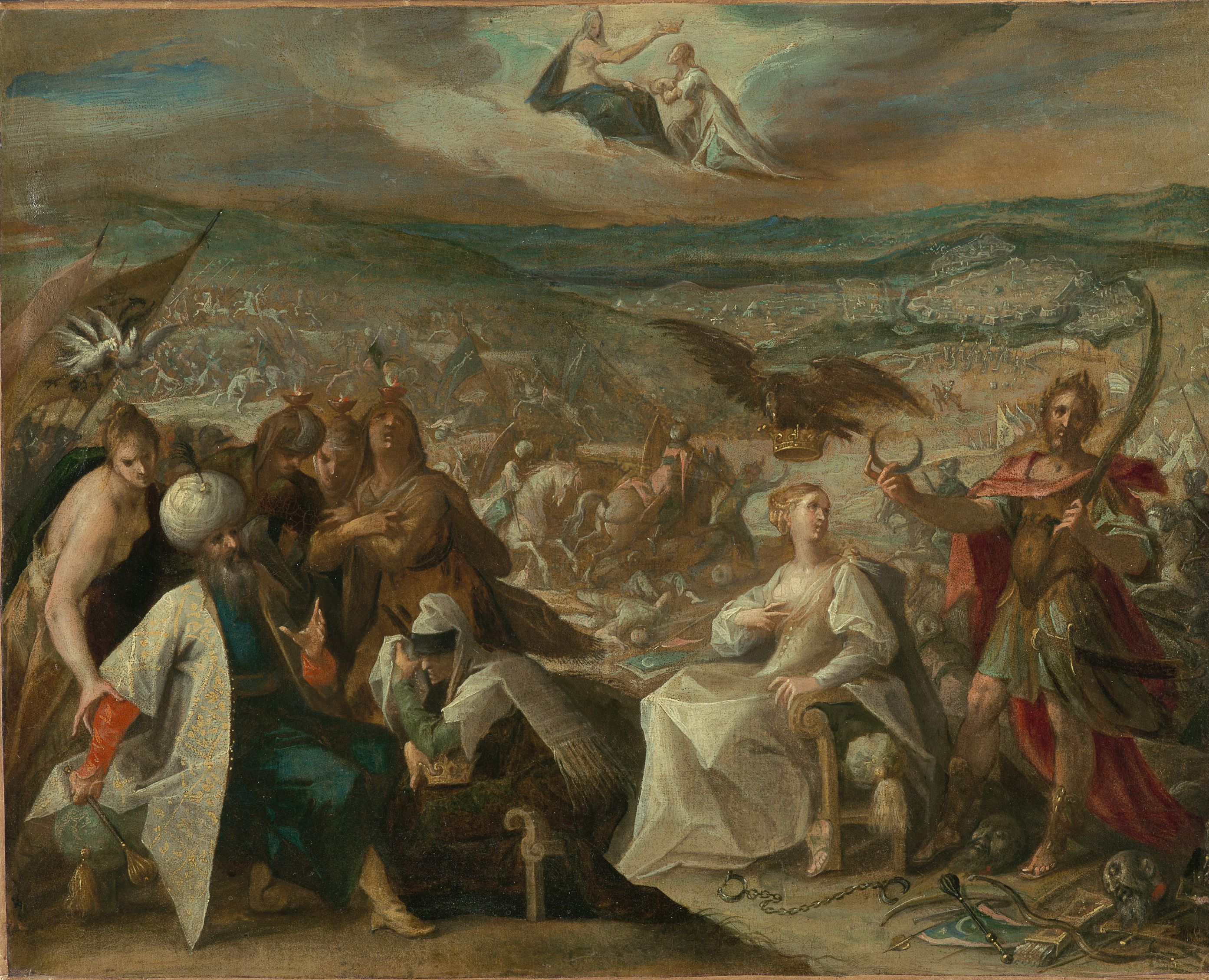 Hans von Aachen, Five Allegories of the Turkish Wars: Conquest of conquest of Stuhlweissenburg