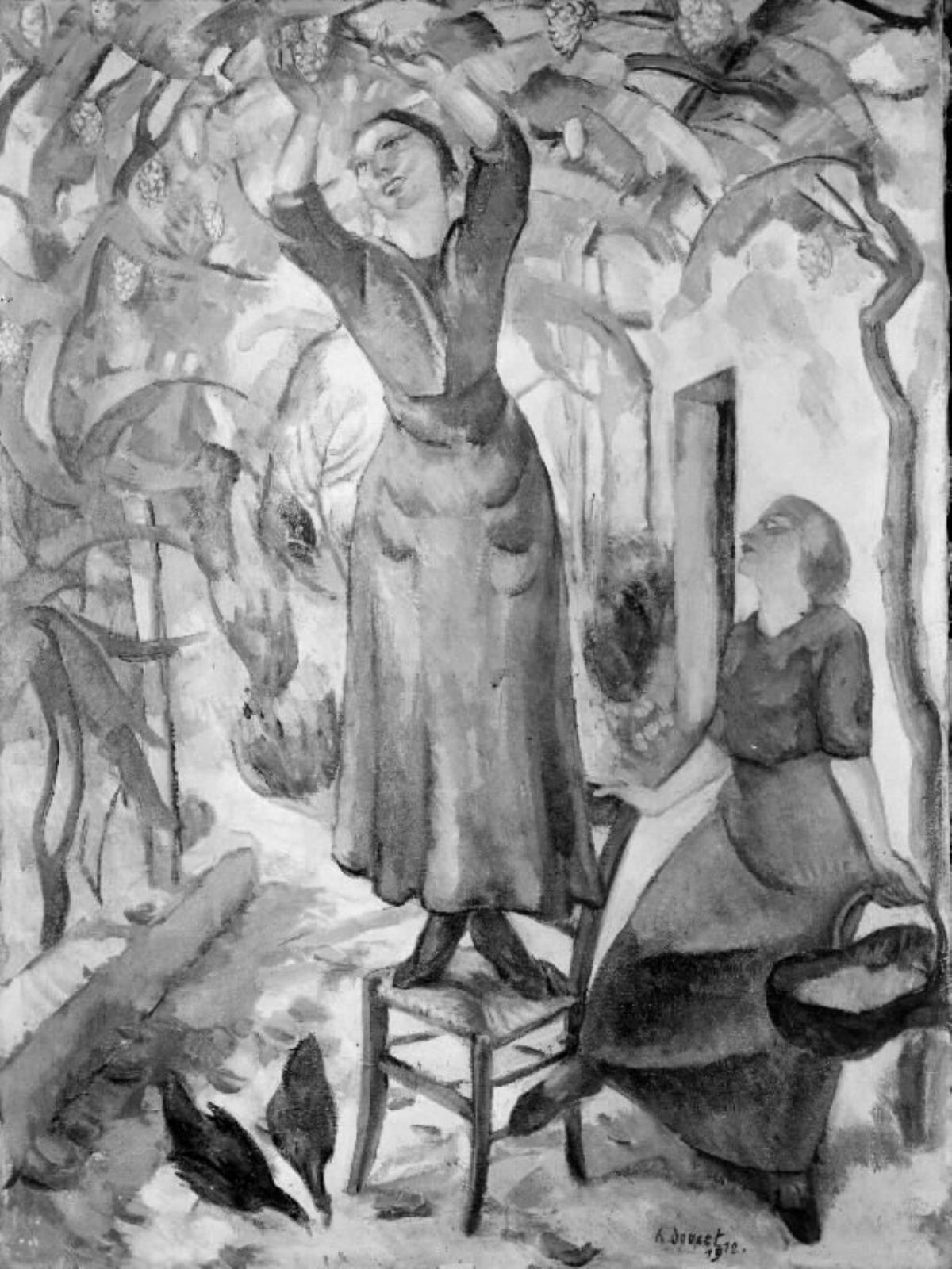 Henri Doucet, La cueillette de raisins