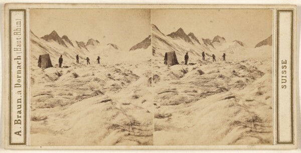 Adolphe Braun, Oberland Bernois. Glacier d'Ober-Aar.