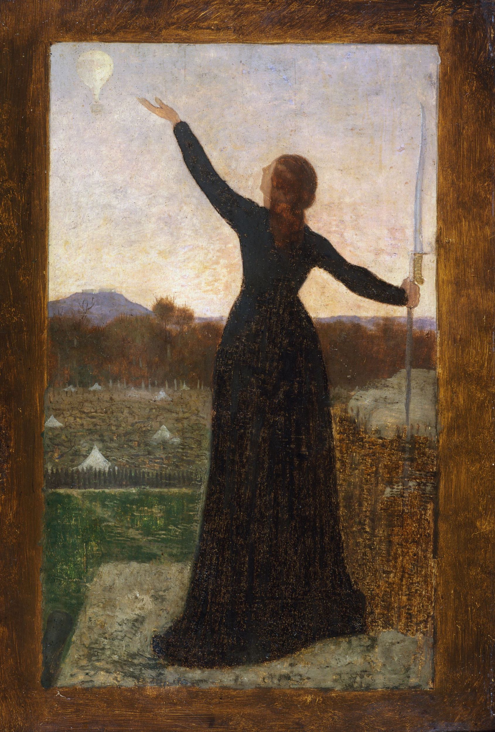 Pierre-Cécile Puvis de Chavannes, Le Ballon. Allégorie à la défense de Paris (1870-1871)