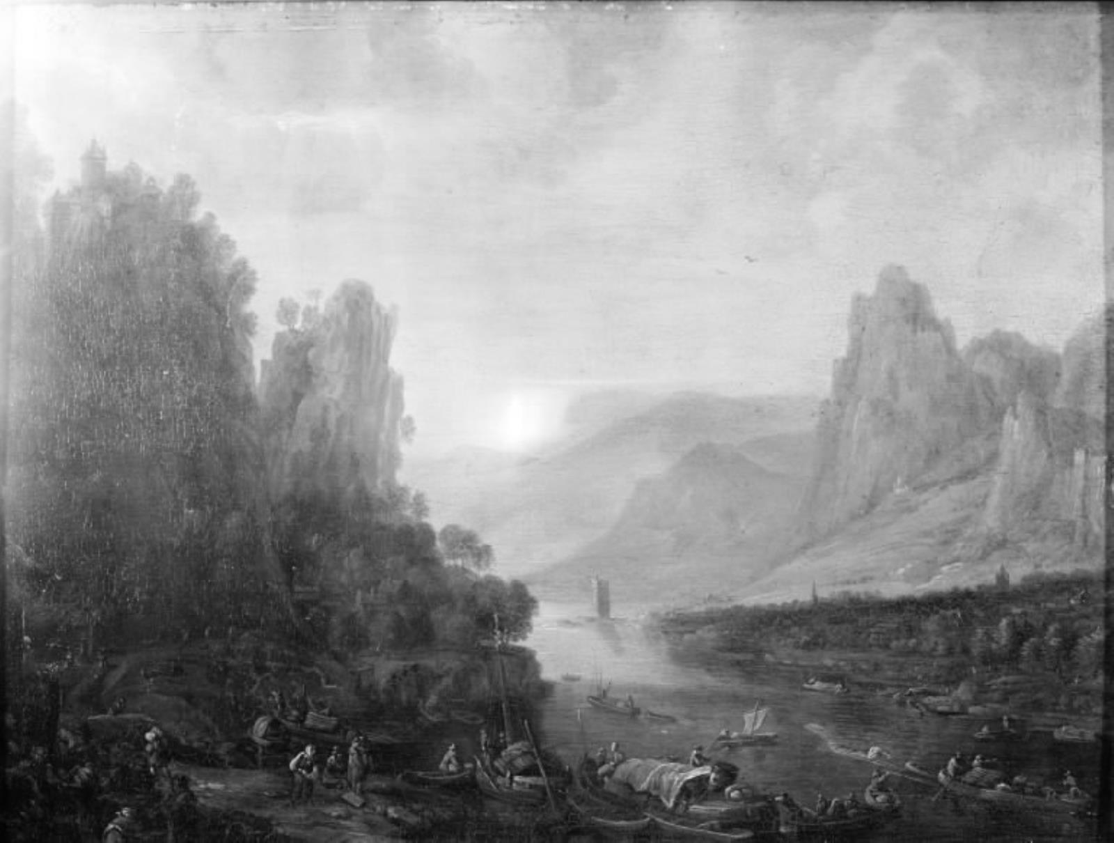 Herman Saftleven, Rhinlandskab ved Bingen