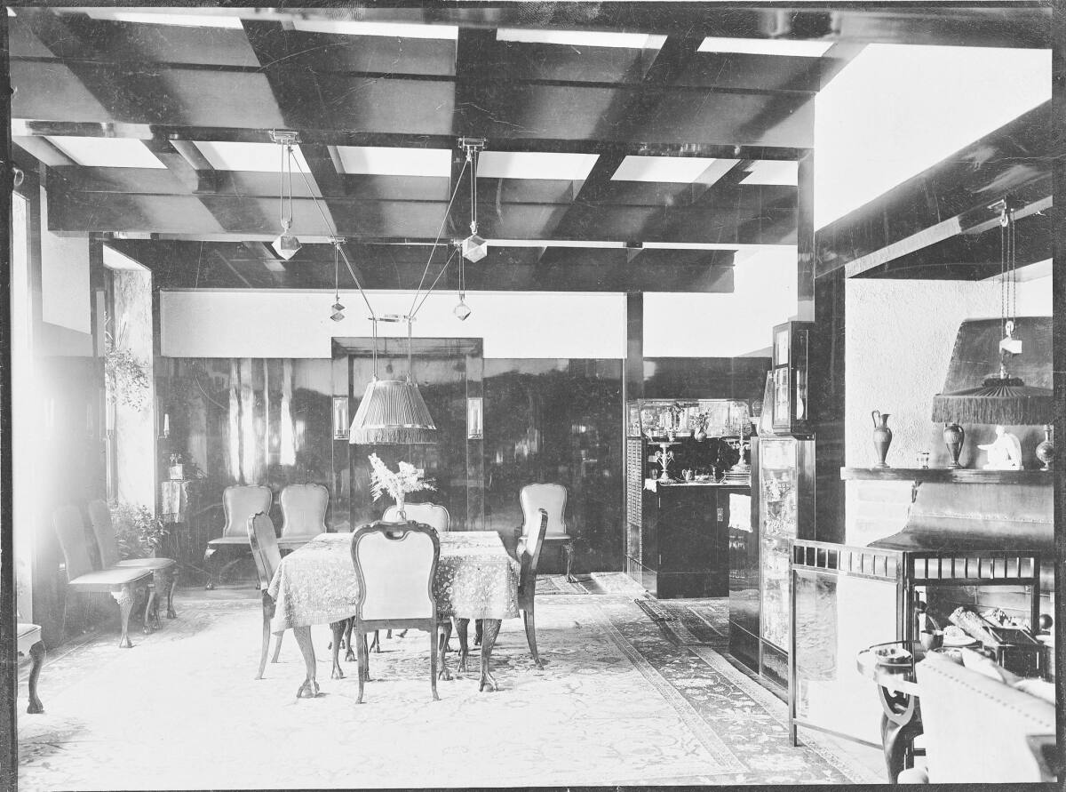 Anonym, Speisezimmer für Dr. Leopold Langer, Wien I., Opernring 13/2/9, Speisezimmer