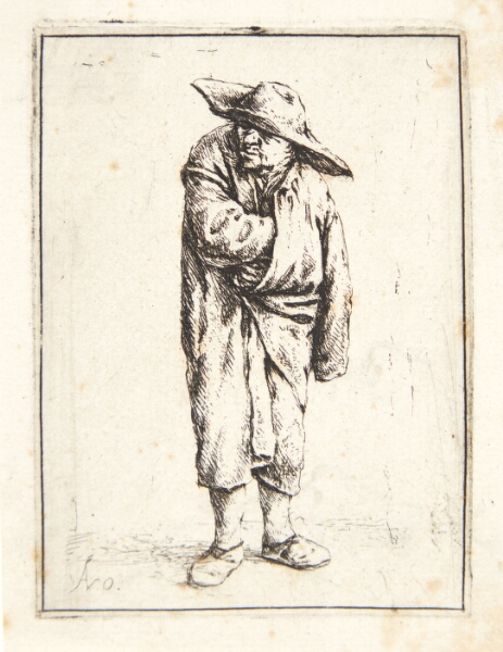 Adriaen van Ostade, Bonde med den ene hånd i frakken
