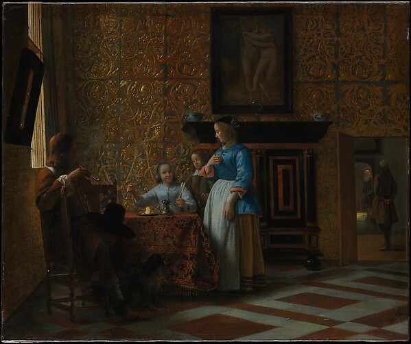 Pieter de Hooch, Leisure Time in an Elegant Setting