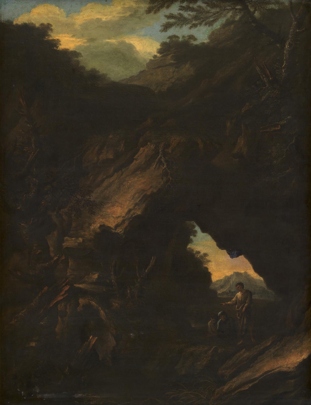 Salvator Rosa, Landskab med en "arco naturale"